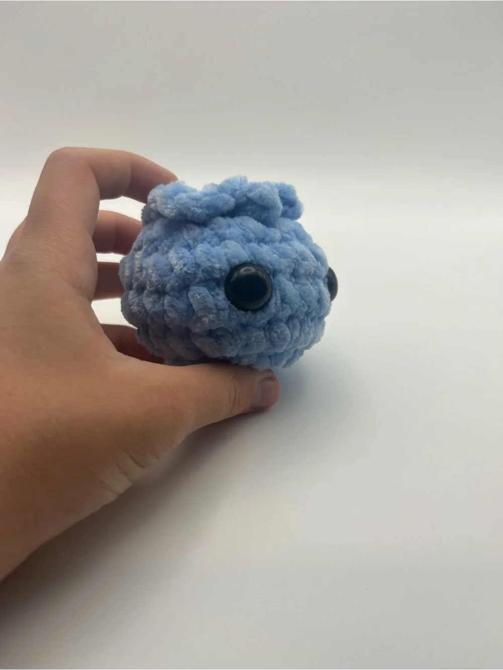Crocheted mini blueberry